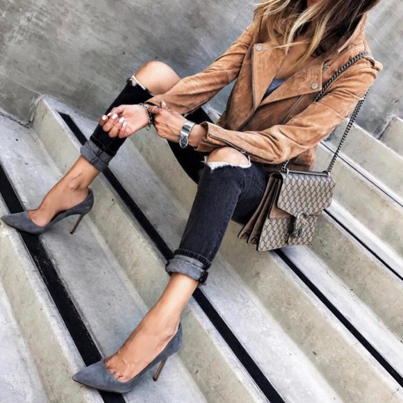 Blank NYC Jackets & Blazers - NEW! SL8 by BLANKNYC Suede Moto Jacket